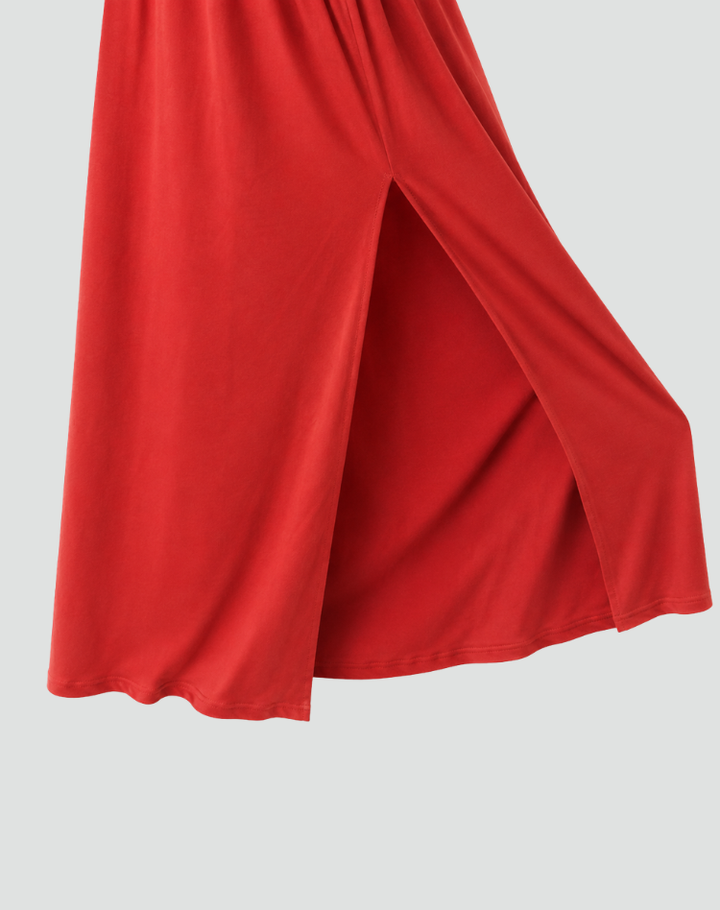 Dress Women Maxi One-Shoulder Split – Evening