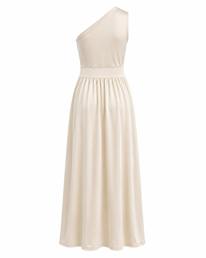 Dress Women Maxi One-Shoulder Split – Evening
