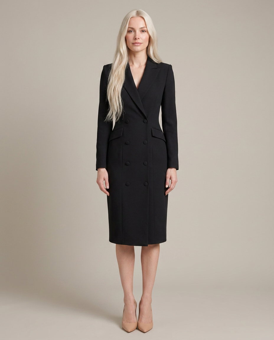 Blazer Women Tailored Midi – Office