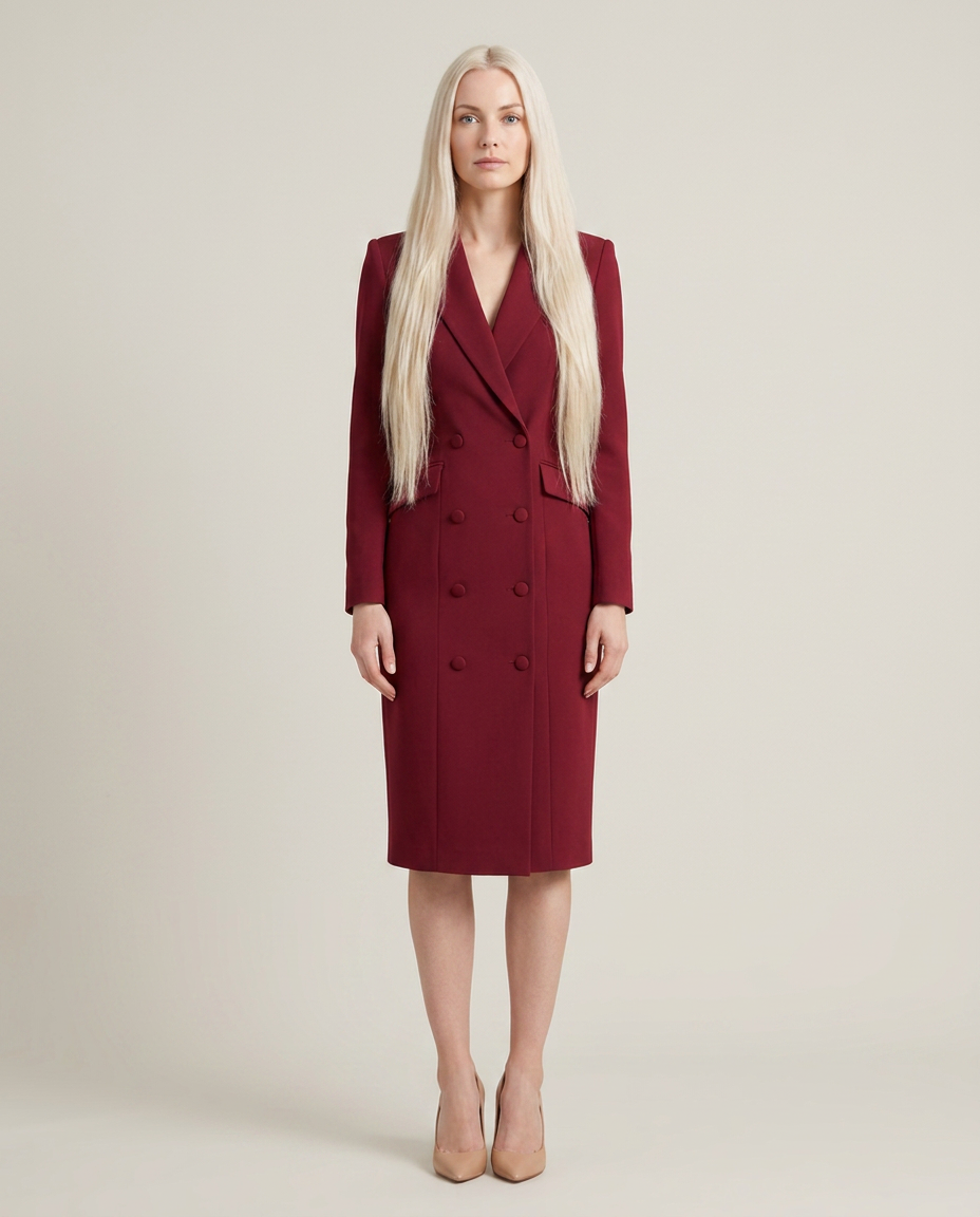 Blazer Women Tailored Midi – Office