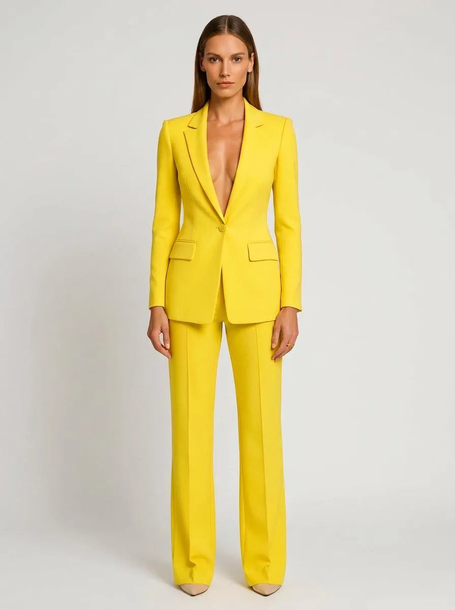 Blazer Women Tailored Double-Breasted – Business