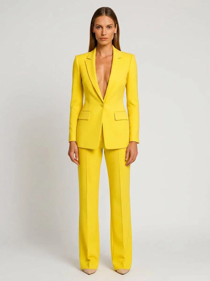 Blazer Women Tailored Double-Breasted – Business