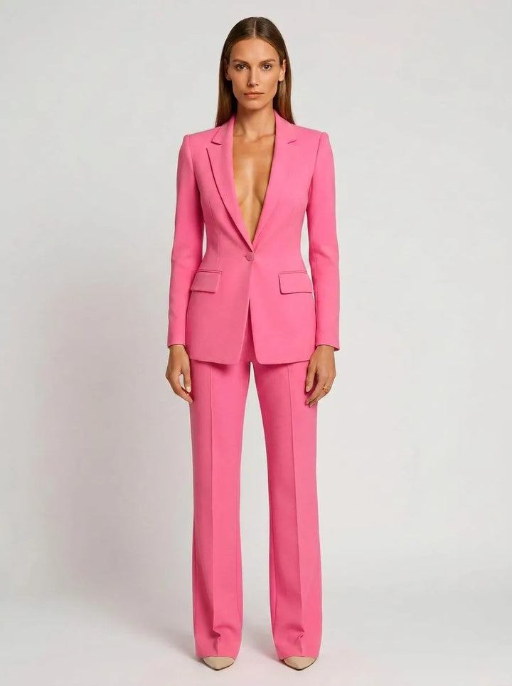 Blazer Women Tailored Double-Breasted – Business