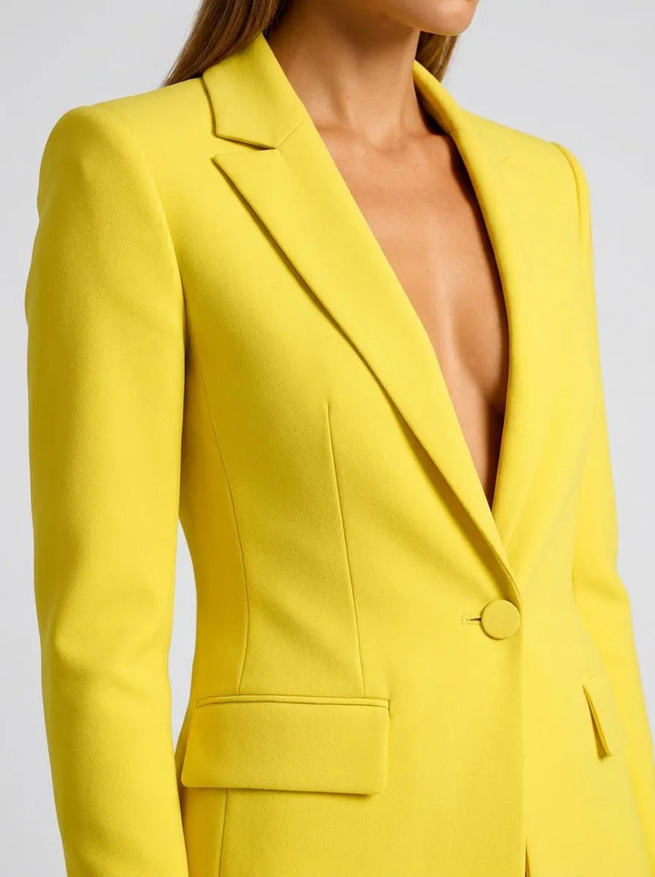 Blazer Women Tailored Double-Breasted – Business