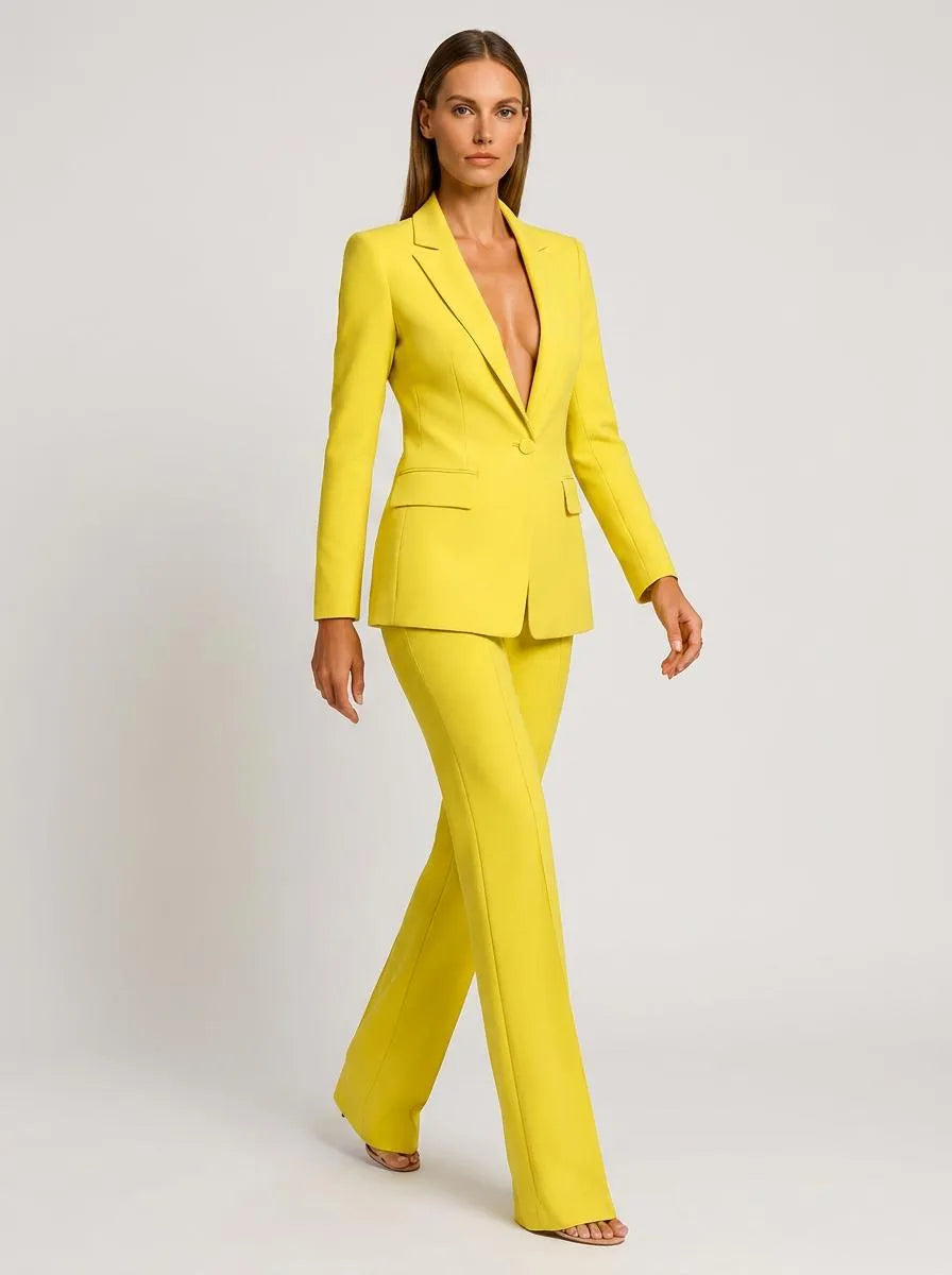 Blazer Women Tailored Double-Breasted – Business