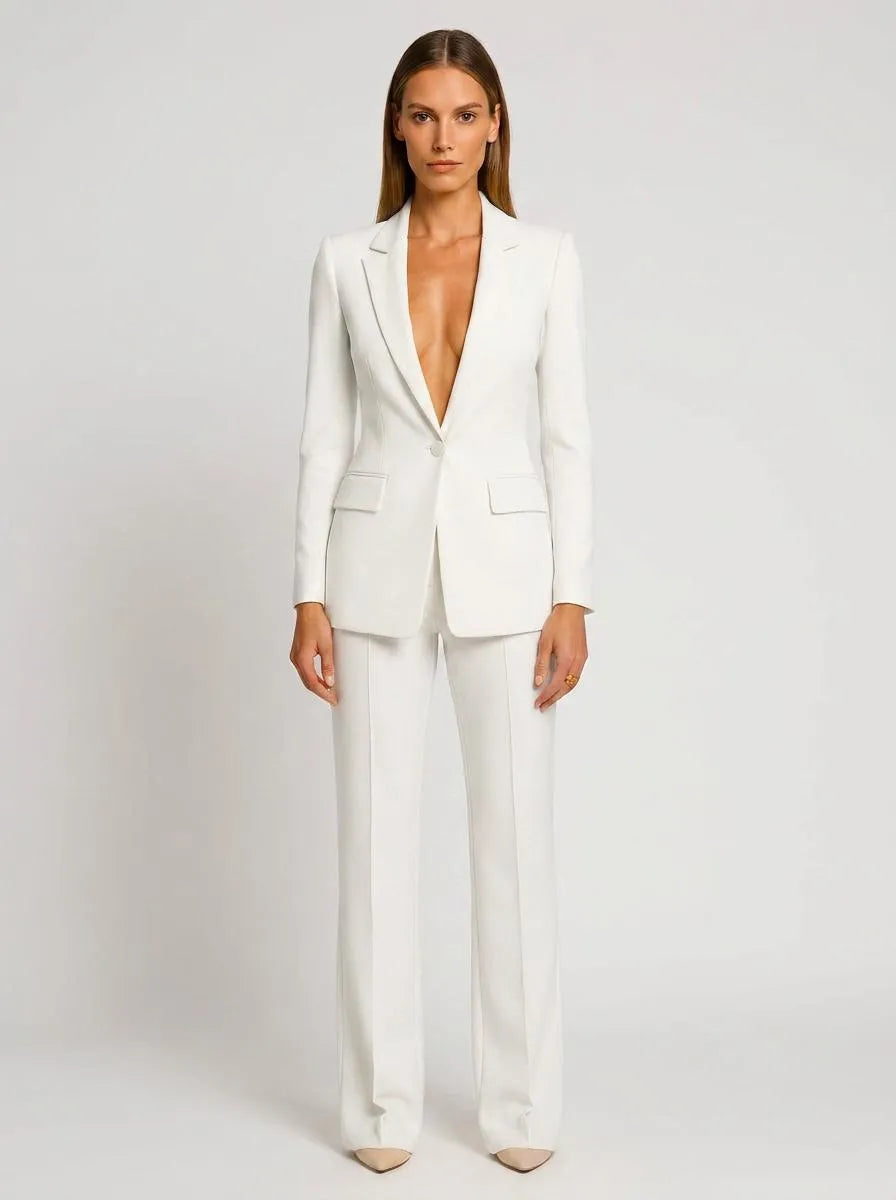Blazer Women Tailored Double-Breasted – Business