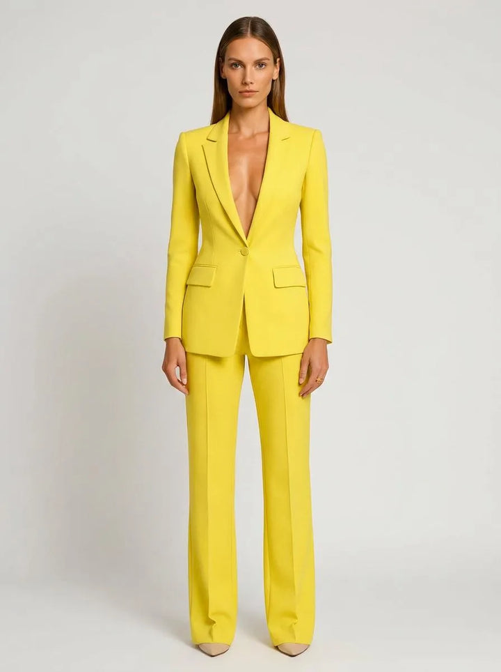 Blazer Women Tailored Double-Breasted – Business