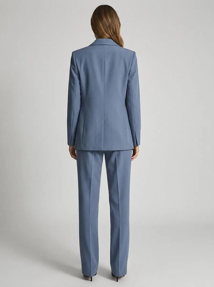 Blazer Set Women Tailored Classic Lapel – Business