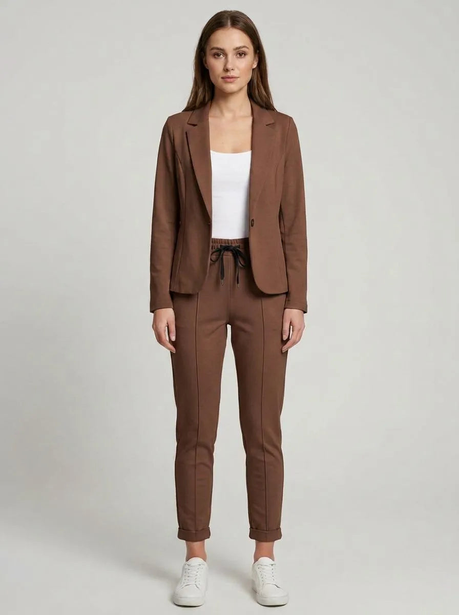 Blazer Set Women Slim Fit Trousers – Business