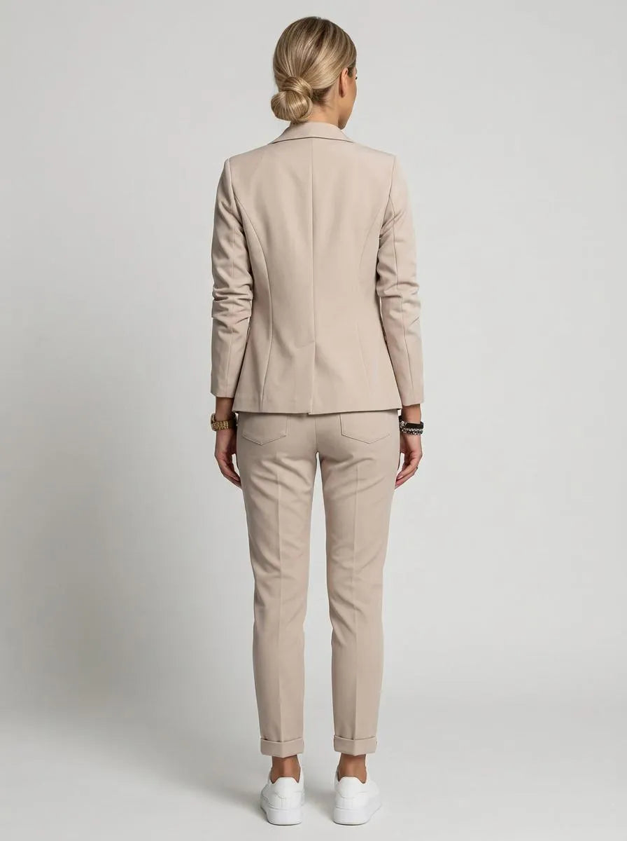 Blazer Set Women Slim Fit Trousers – Business