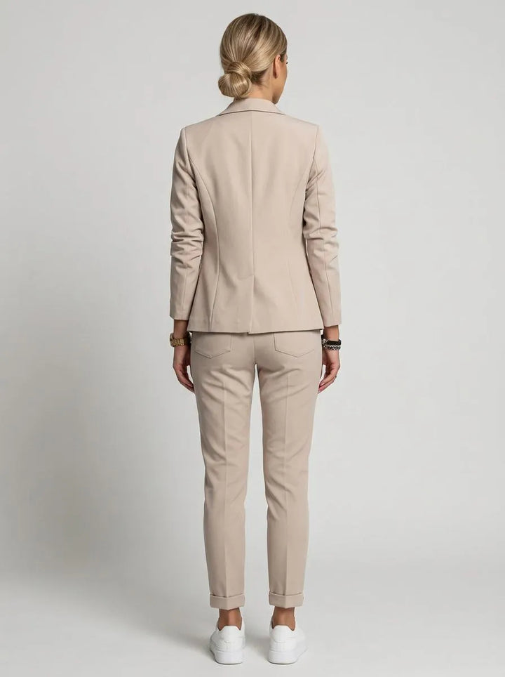 Blazer Set Women Slim Fit Trousers – Business