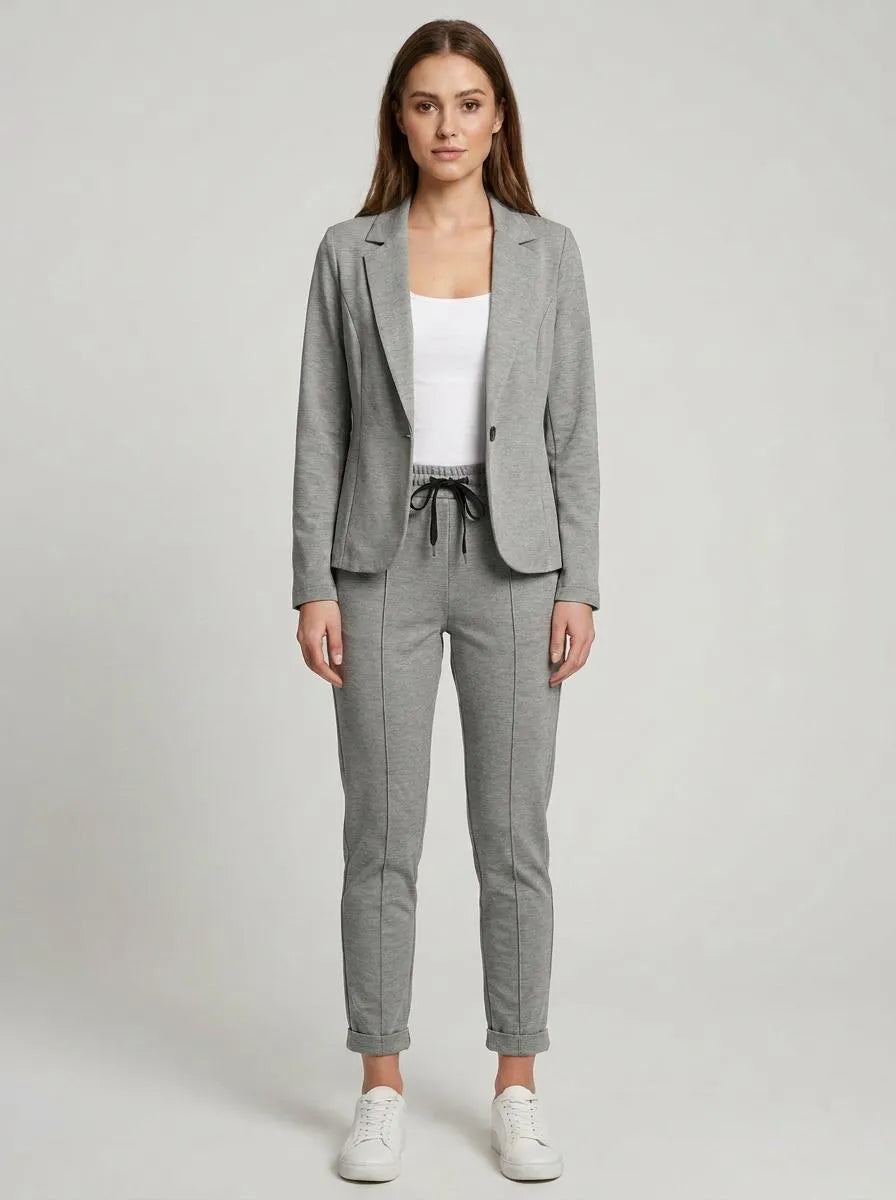 Blazer Set Women Slim Fit Trousers – Business