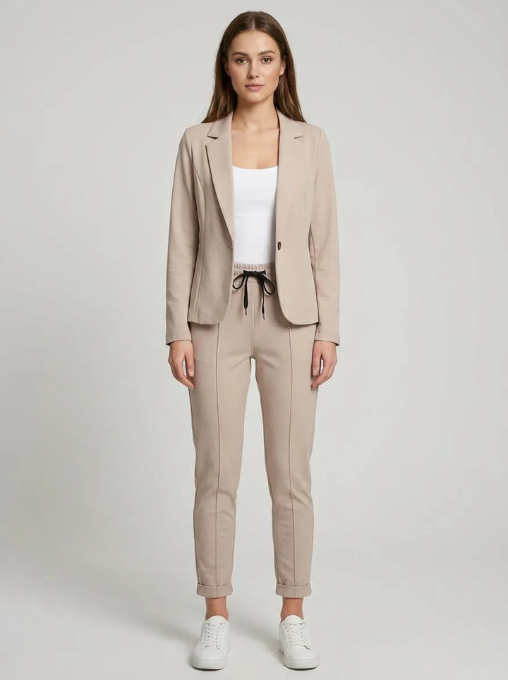 Blazer Set Women Slim Fit Trousers – Business