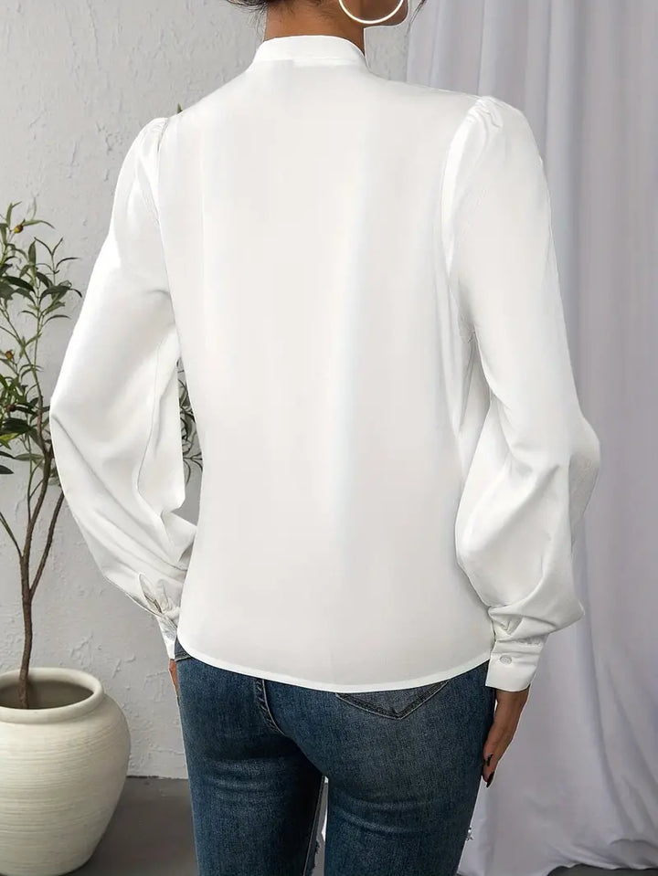 Blouse Women Elegant Long Sleeve – Office