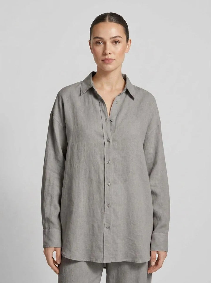 Blouse Women Loose Fit Linen – Summer