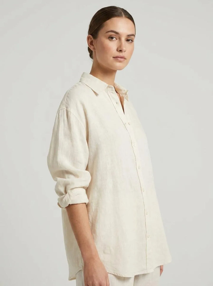 Blouse Women Loose Fit Linen – Summer
