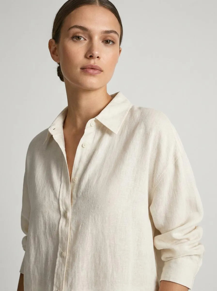 Blouse Women Loose Fit Linen – Summer