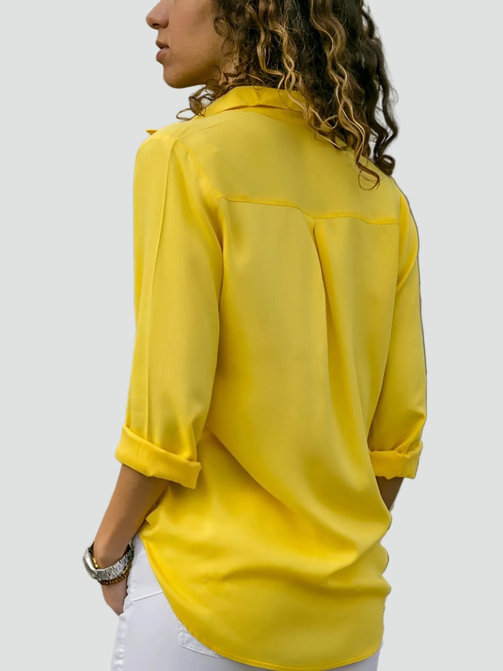 Blouse Women Loose Fit Long Sleeve – Office