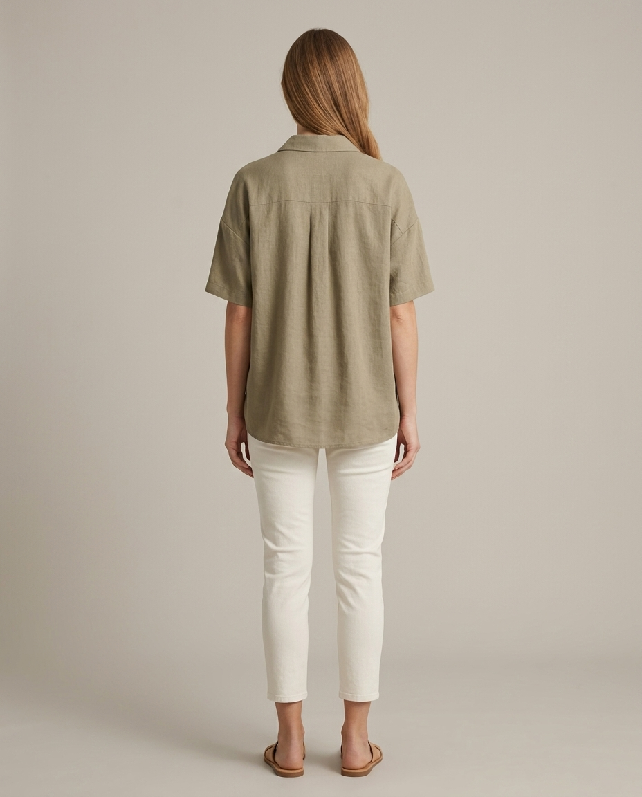 Blouse Women Loose Fit Linen – Summer