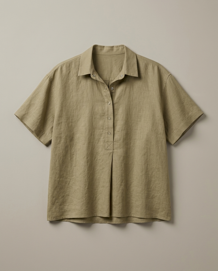 Blouse Women Loose Fit Linen – Summer