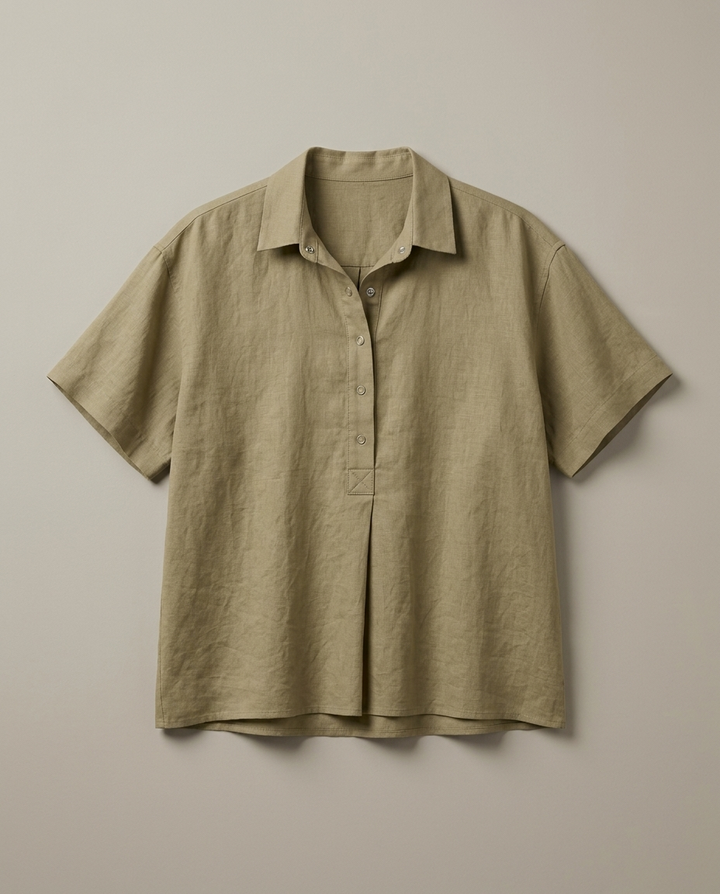 Blouse Women Loose Fit Linen – Summer