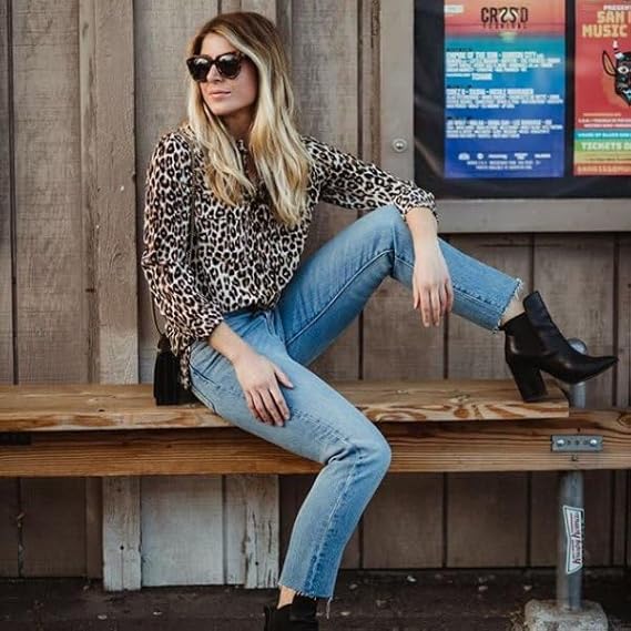 Blouse Women Leopard Print Casual – Casual