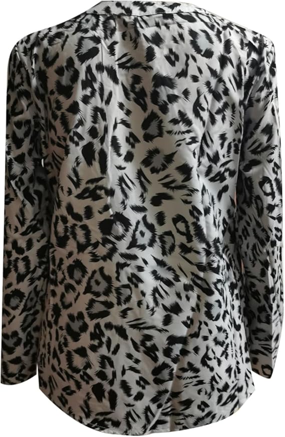 Blouse Women Leopard Print Casual – Casual