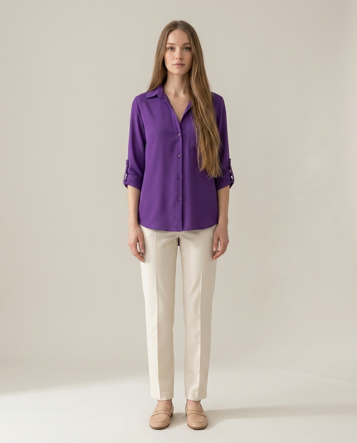 Blouse Women Elegant Collared – Office