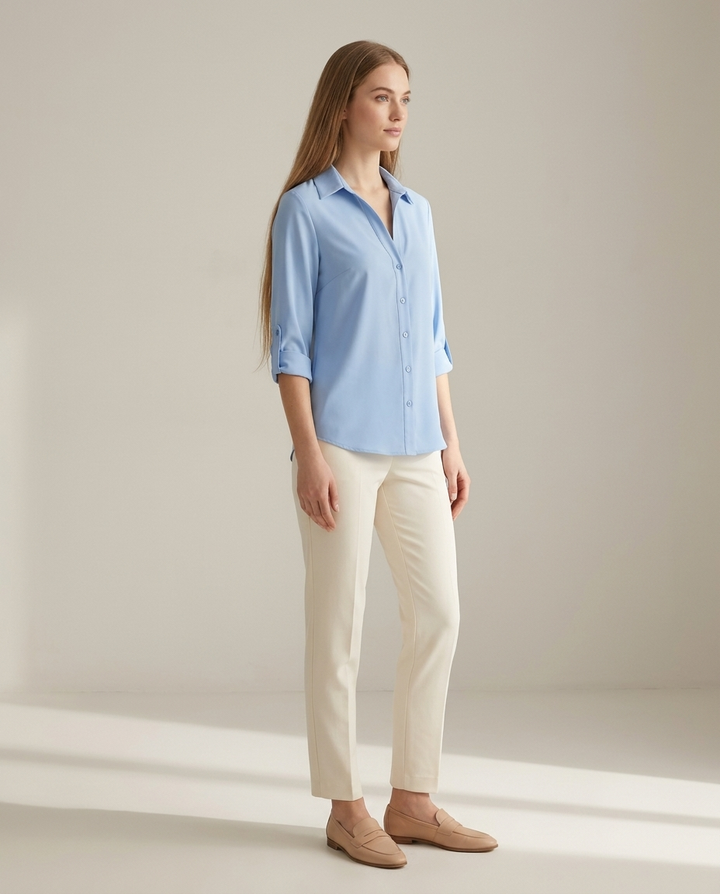 Blouse Women Elegant Collared – Office