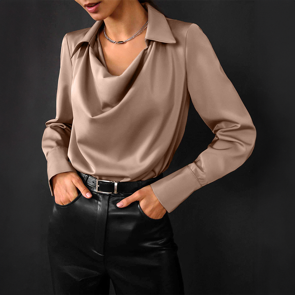 Shirt Women Satin Look – Office