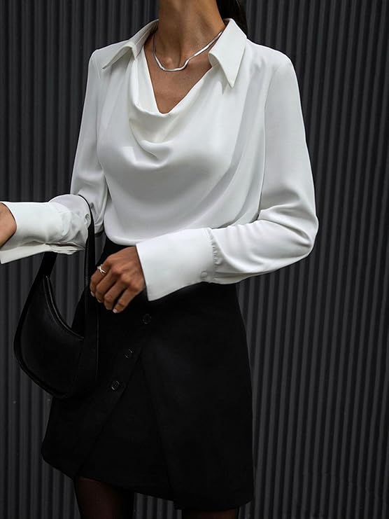 Shirt Women Satin Look – Office