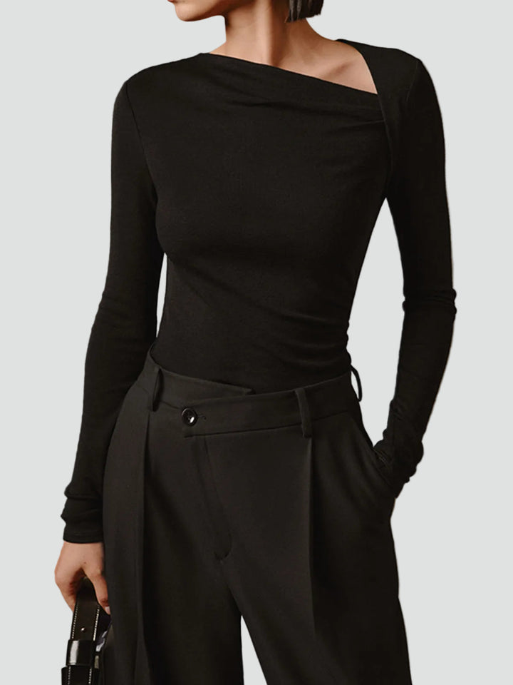 Top Women Asymmetrical Long Sleeve Casual – Casual