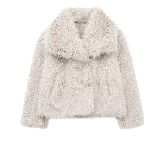 Coat Women Classic Faux Fur Long – Winter