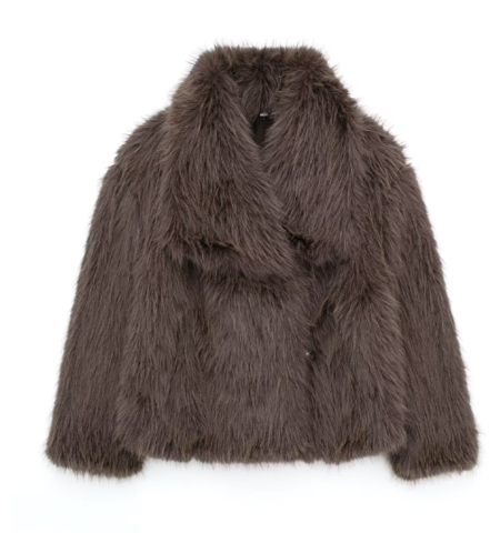 Coat Women Classic Faux Fur Long – Winter