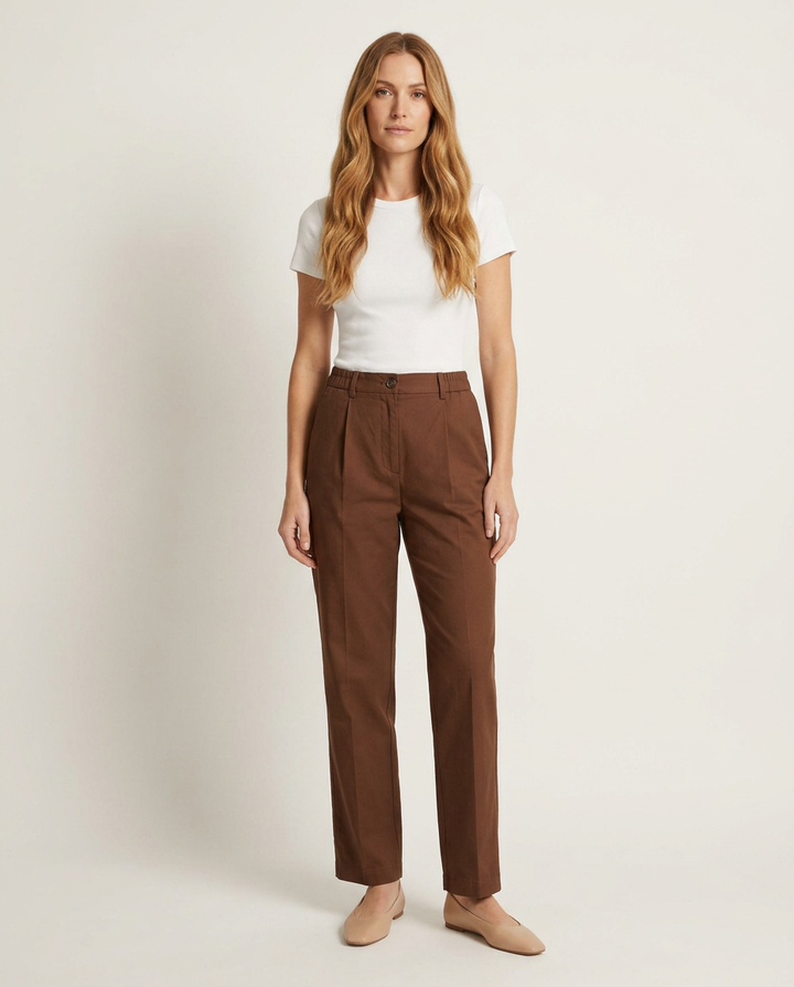 Trousers Women High Waist Cotton – Casual