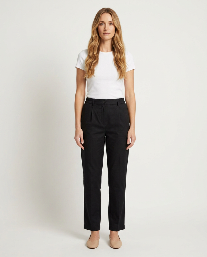 Trousers Women High Waist Cotton – Casual