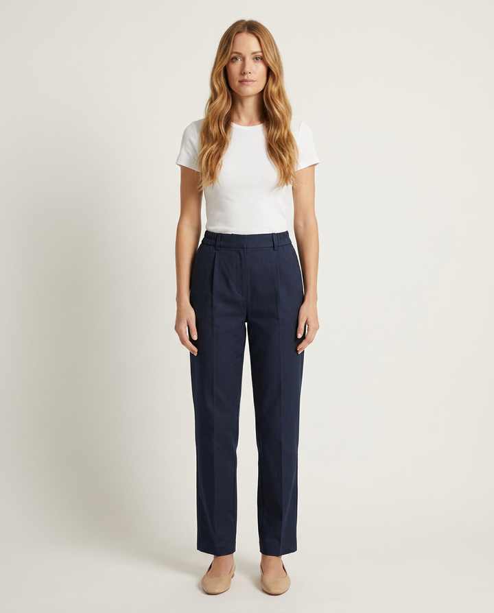 Trousers Women High Waist Cotton – Casual