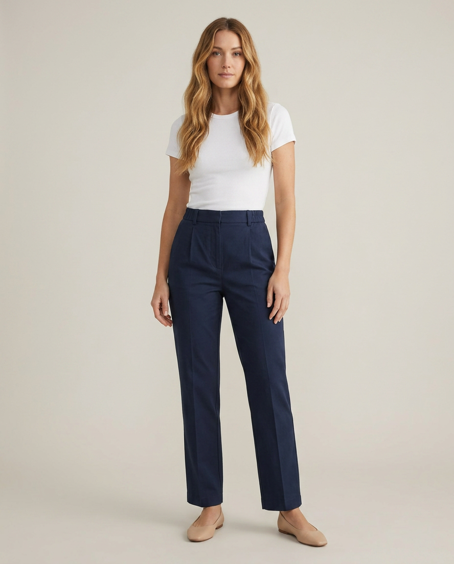Trousers Women High Waist Cotton – Casual