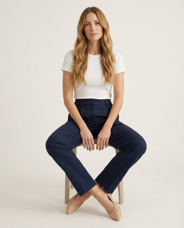 Trousers Women High Waist Cotton – Casual