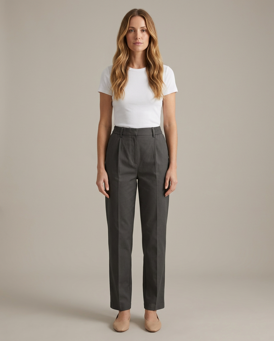 Trousers Women High Waist Cotton – Casual