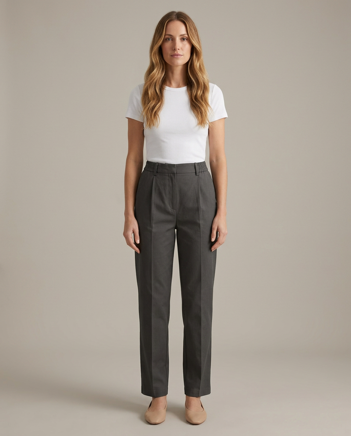 Trousers Women High Waist Cotton – Casual
