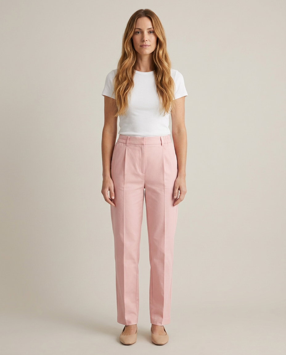 Trousers Women High Waist Cotton – Casual