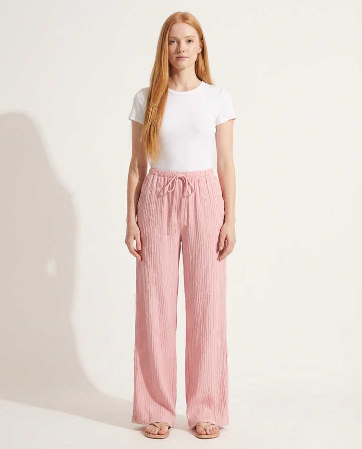 Trousers Women Wide Leg Crinkle – Summer