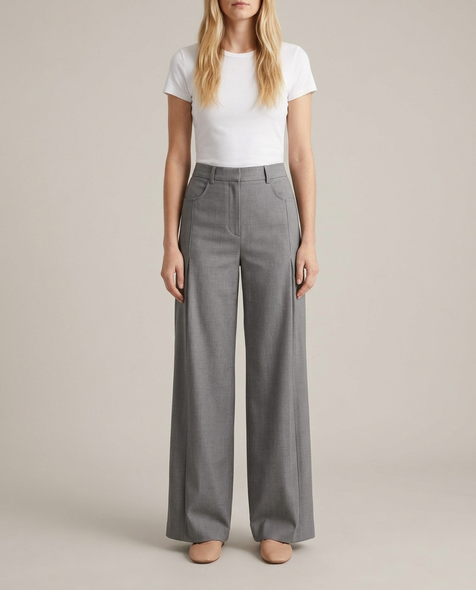 Trousers Women Wide Leg Cotton – Casual