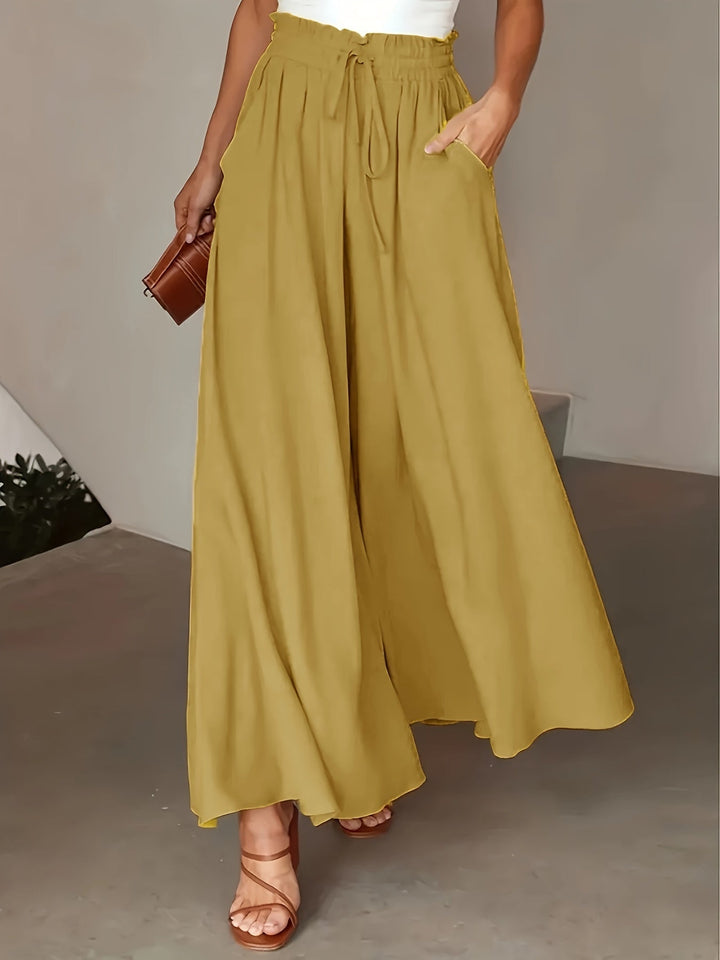 Trousers Women Wide Leg High Waist – Casual