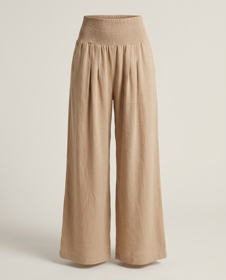 Trousers Women Wide Leg Cotton – Summer