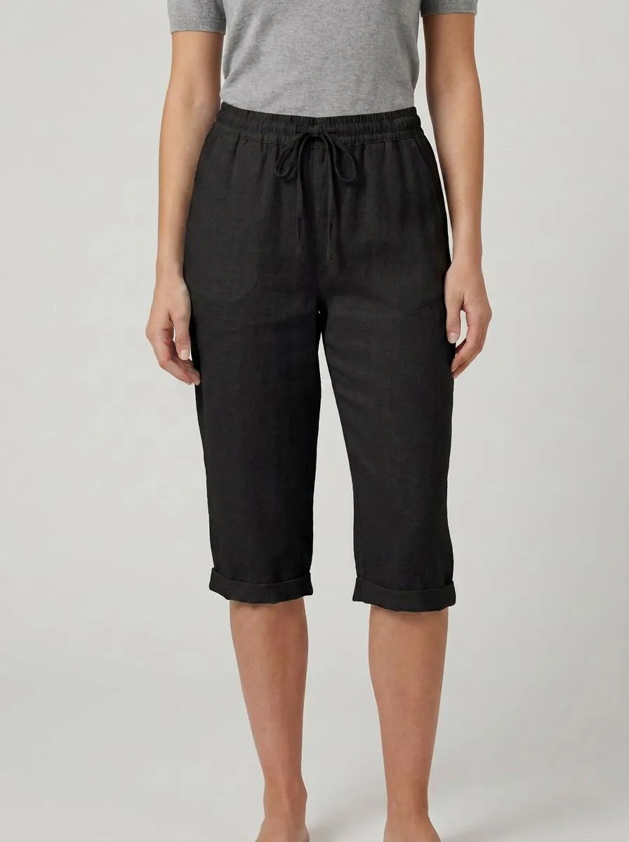 Trousers Women Elastic Waist Cotton – Casual