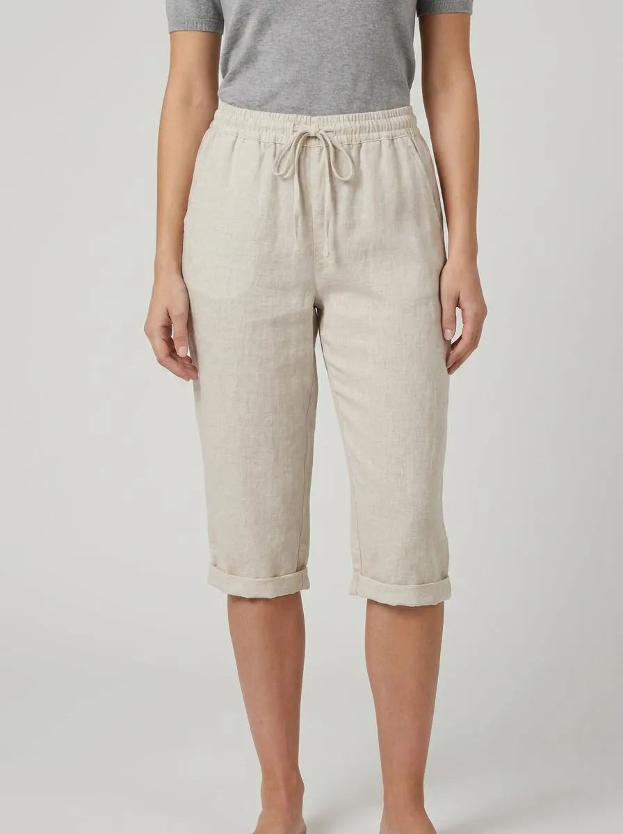 Trousers Women Elastic Waist Cotton – Casual