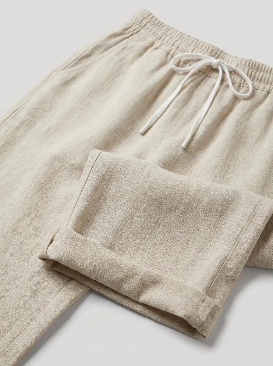 Trousers Women Elastic Waist Cotton – Casual