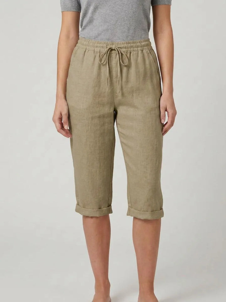 Trousers Women Elastic Waist Cotton – Casual